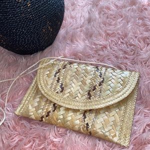 🚨2x HOST PICK🚨🏆NWT 🏝 Straw Envelope Crossbody